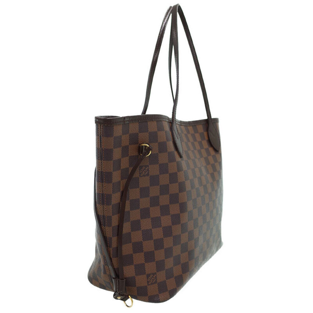 Louis Vuitton Damier Ebene Brown Neverfull Tote Bag - Picture 2 of 8